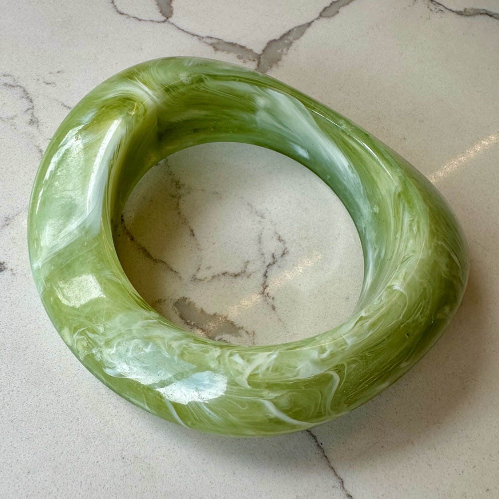 Green Swirl Bracelet